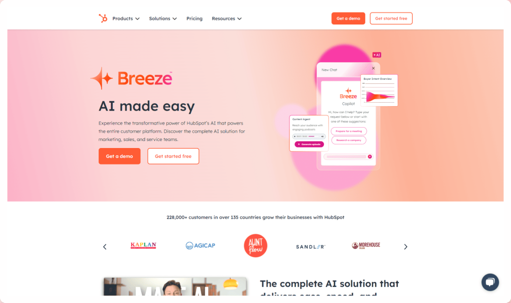 breeze-ai-by-hubspot-1024x608 BEAM Automation | AI and Automation in CRM: Transforming Customer Relationships