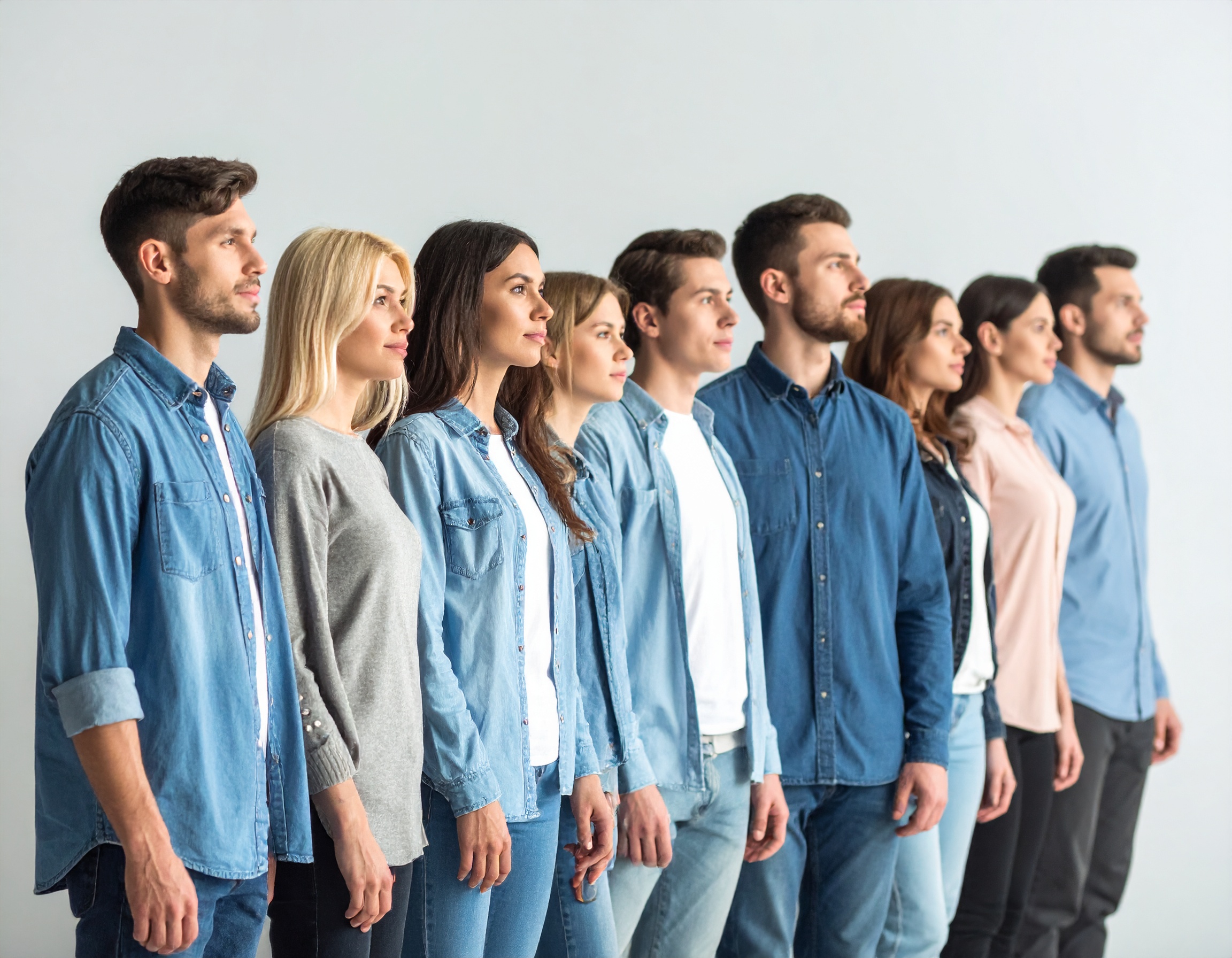 firefly_generate-a-line-of-people-of-various-genders-and-different-clothes-looking-with-bemu-234689 BEAM Automation | 5 Free Ways to Double Customer Engagement Using Your Existing CRM